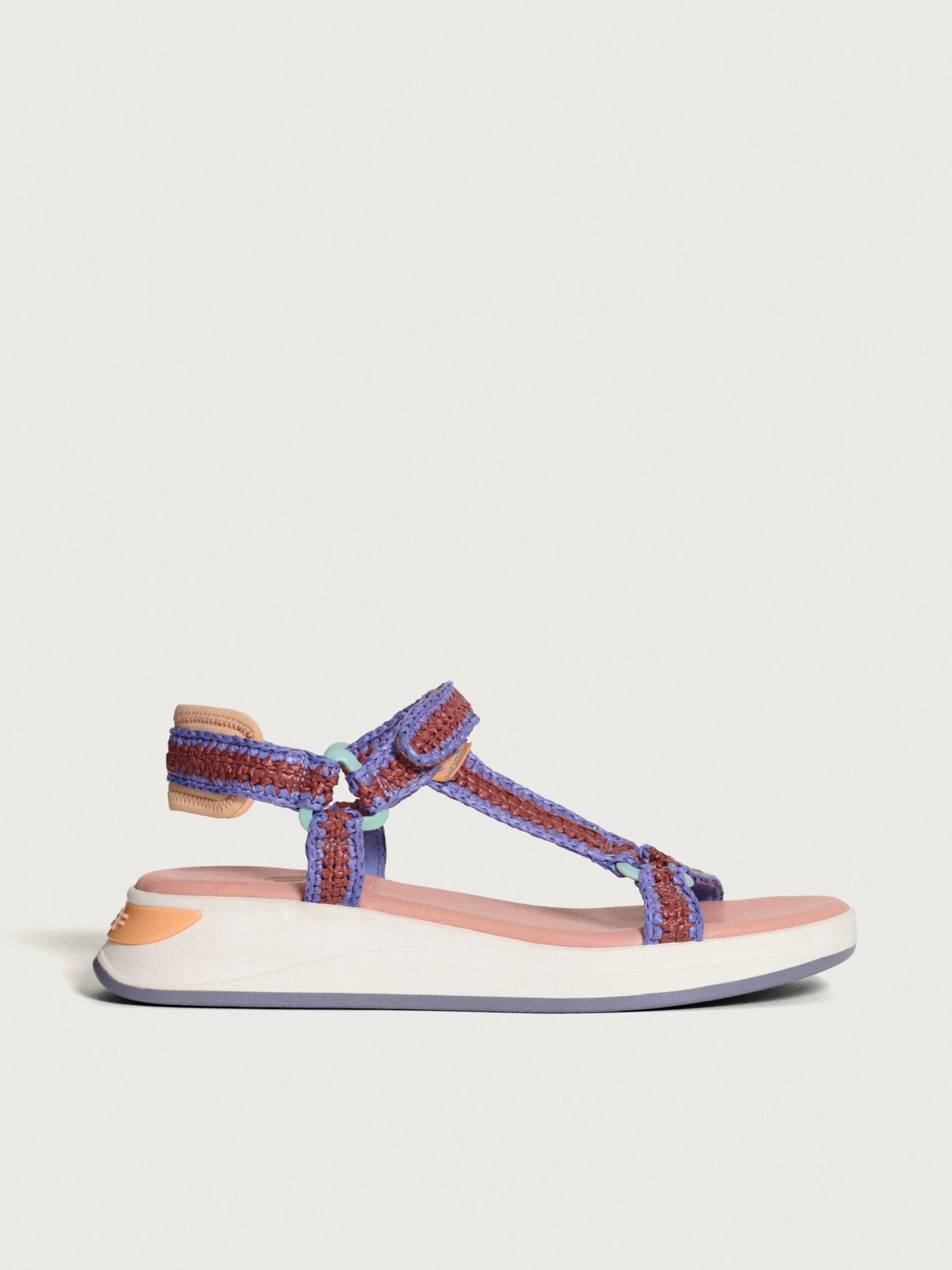 Sandal Island Raffia Lilac