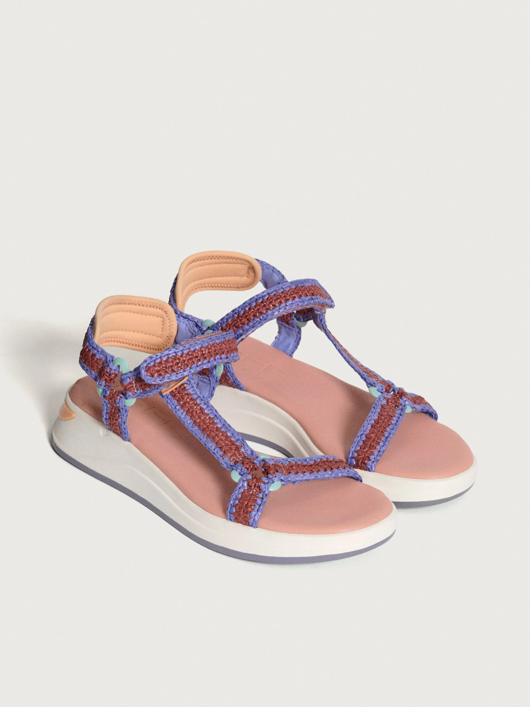 Sandal Island Raffia Lilac - Image 2