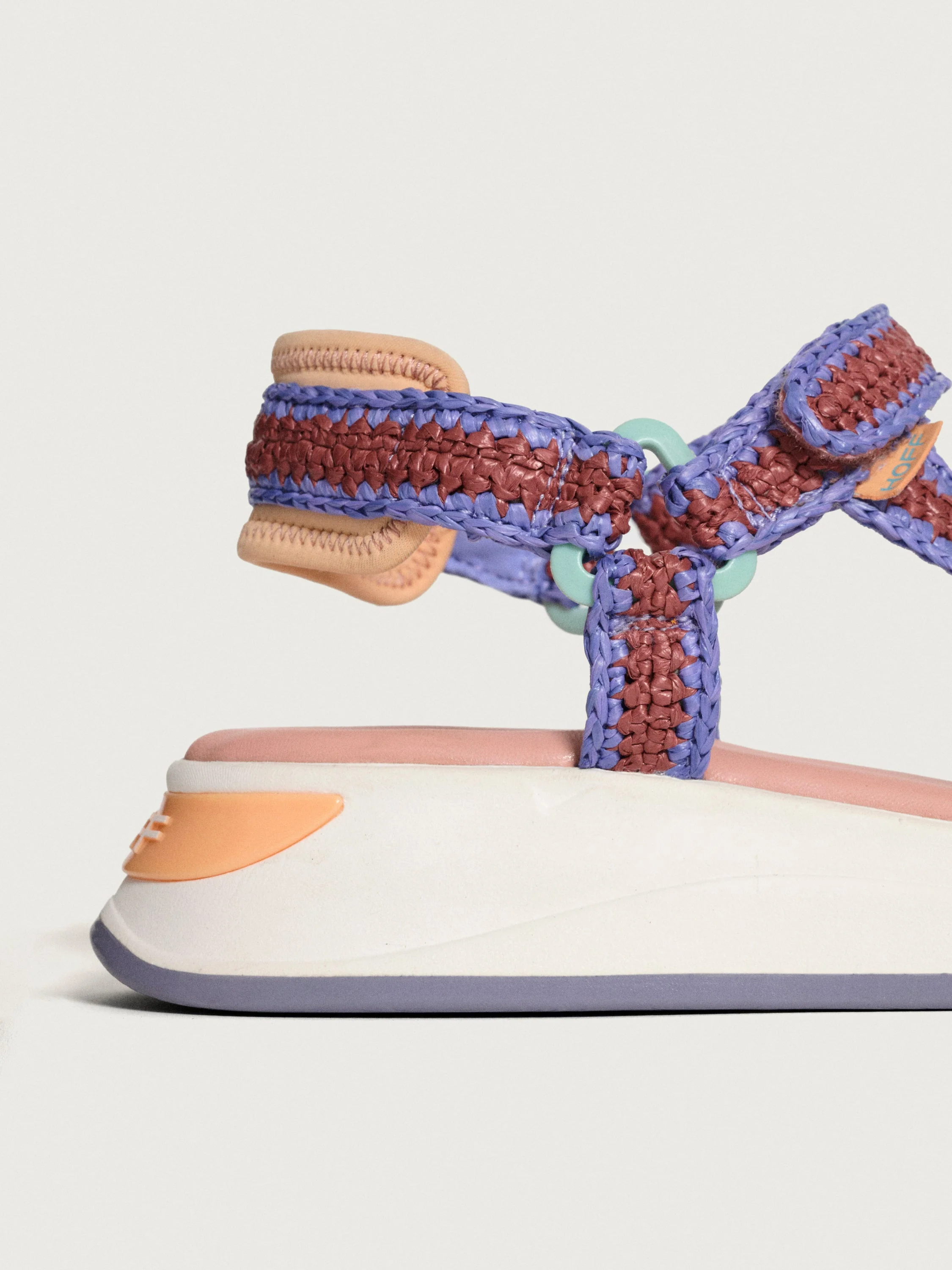 Sandal Island Raffia Lilac - Image 3