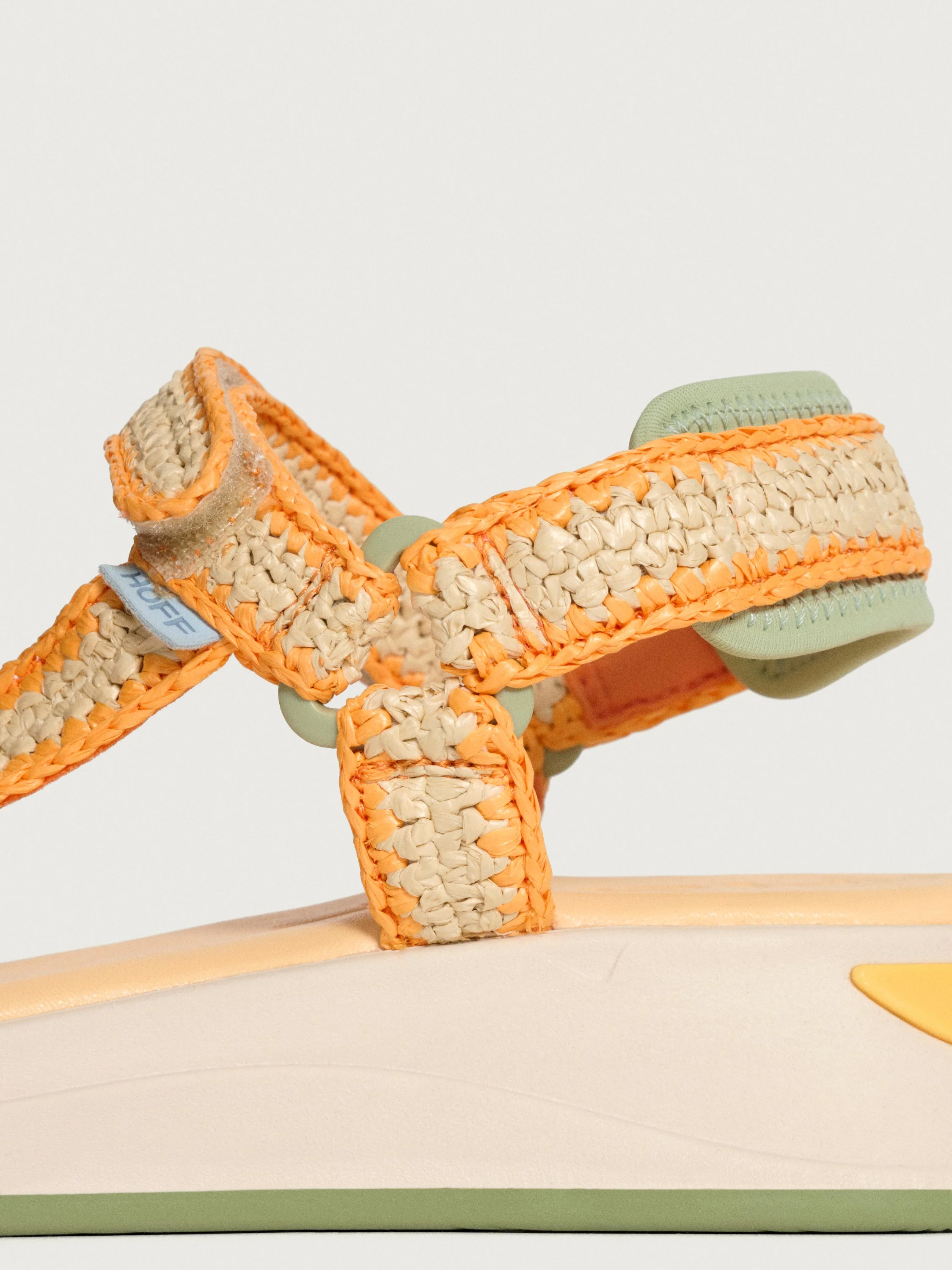 Sandal Island Raffia Orange - Image 3